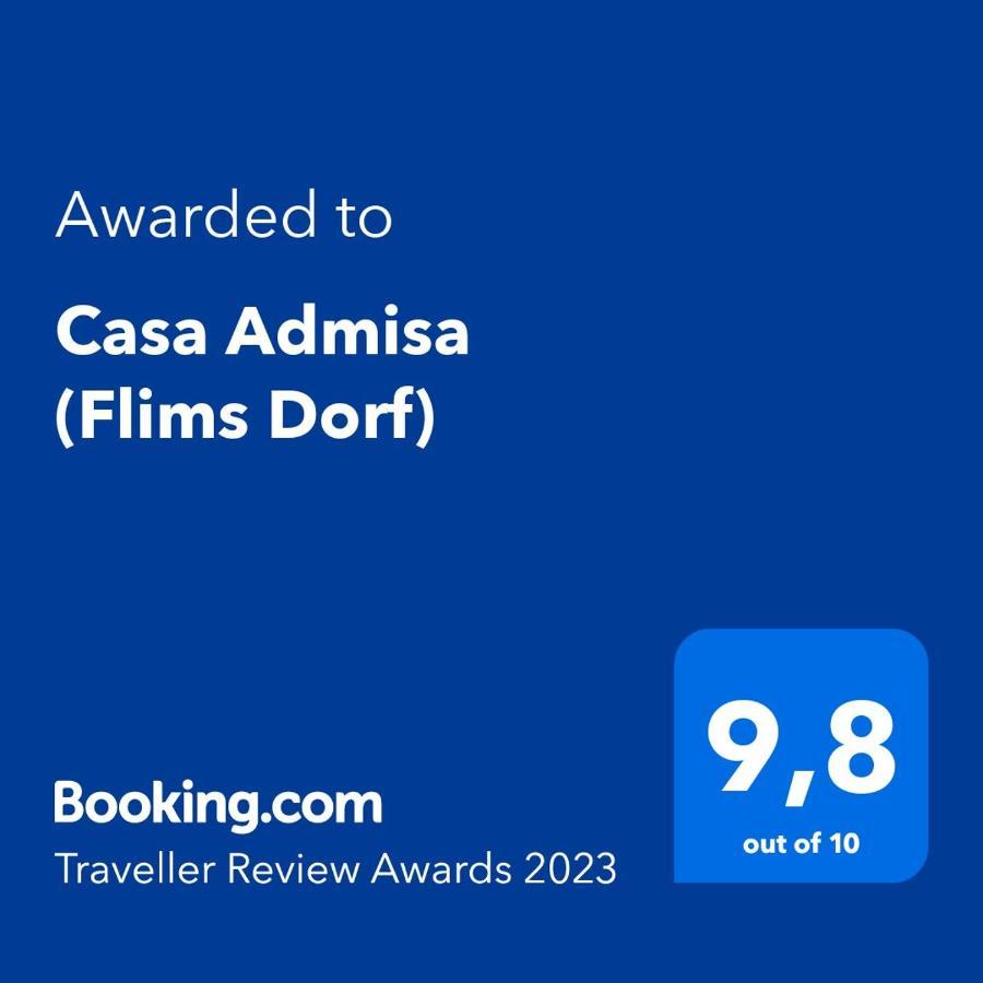 Casa Admisa, Spektakulaere Aussicht, Ski In And Out, Hochwertige Einrichtung, Valserstein Und Eiche Flims Luaran gambar